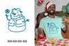 Cute Snowmen Doodle Clipart Bundle