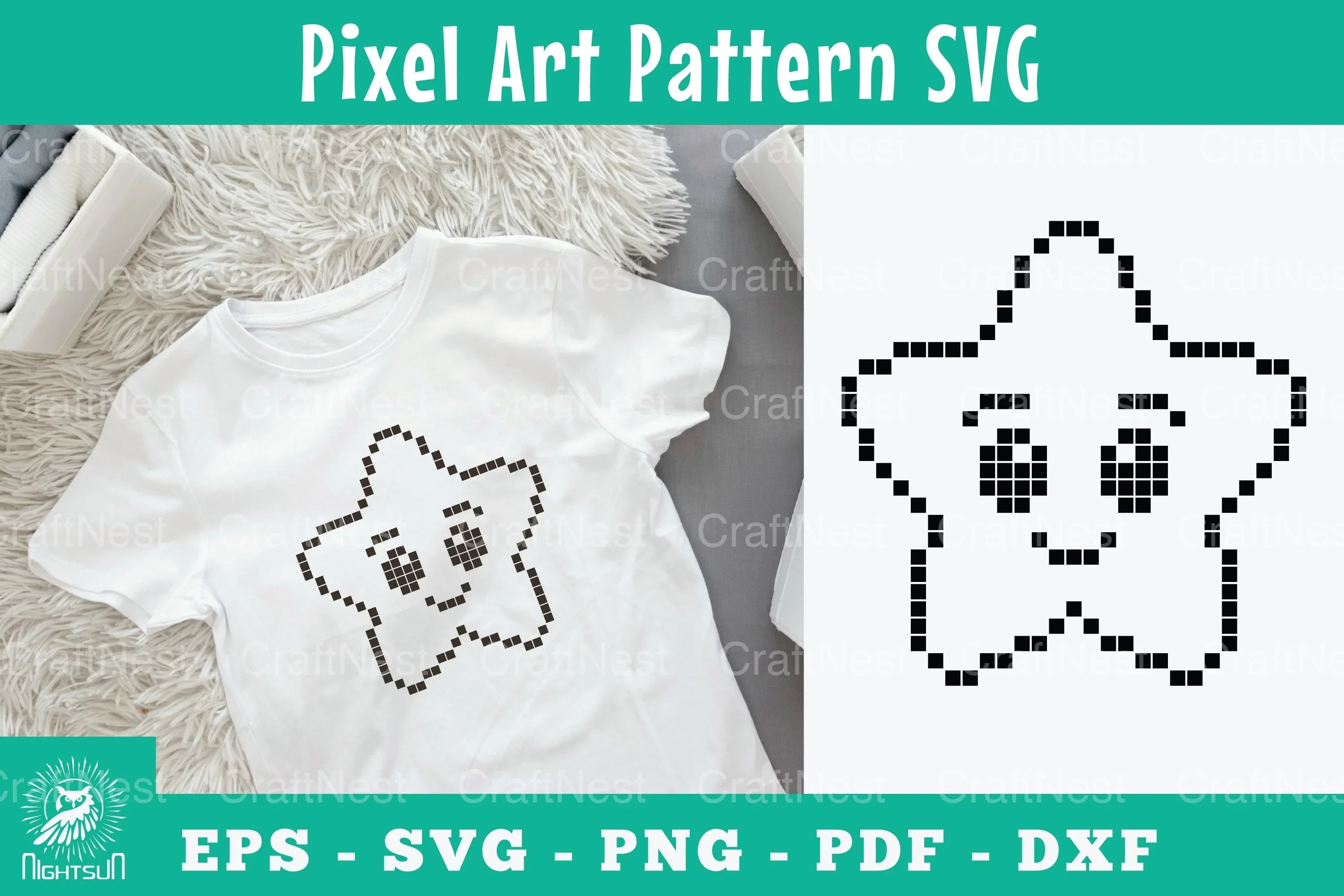 Cute Star Art Pattern Clipart Bundle - CraftNest - Digital Crafting and Art