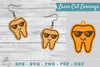 Cute Tooth Laser Cut Earrings Design Bundle