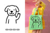 Cute Waving Dog