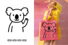 Cute Waving Koala Clipart Bundle