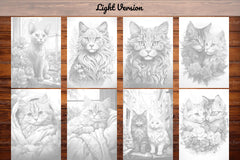 Cute Cats Coloring Books - CraftNest