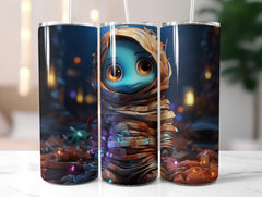 Cute Halloween Tumbler Wrap - CraftNest
