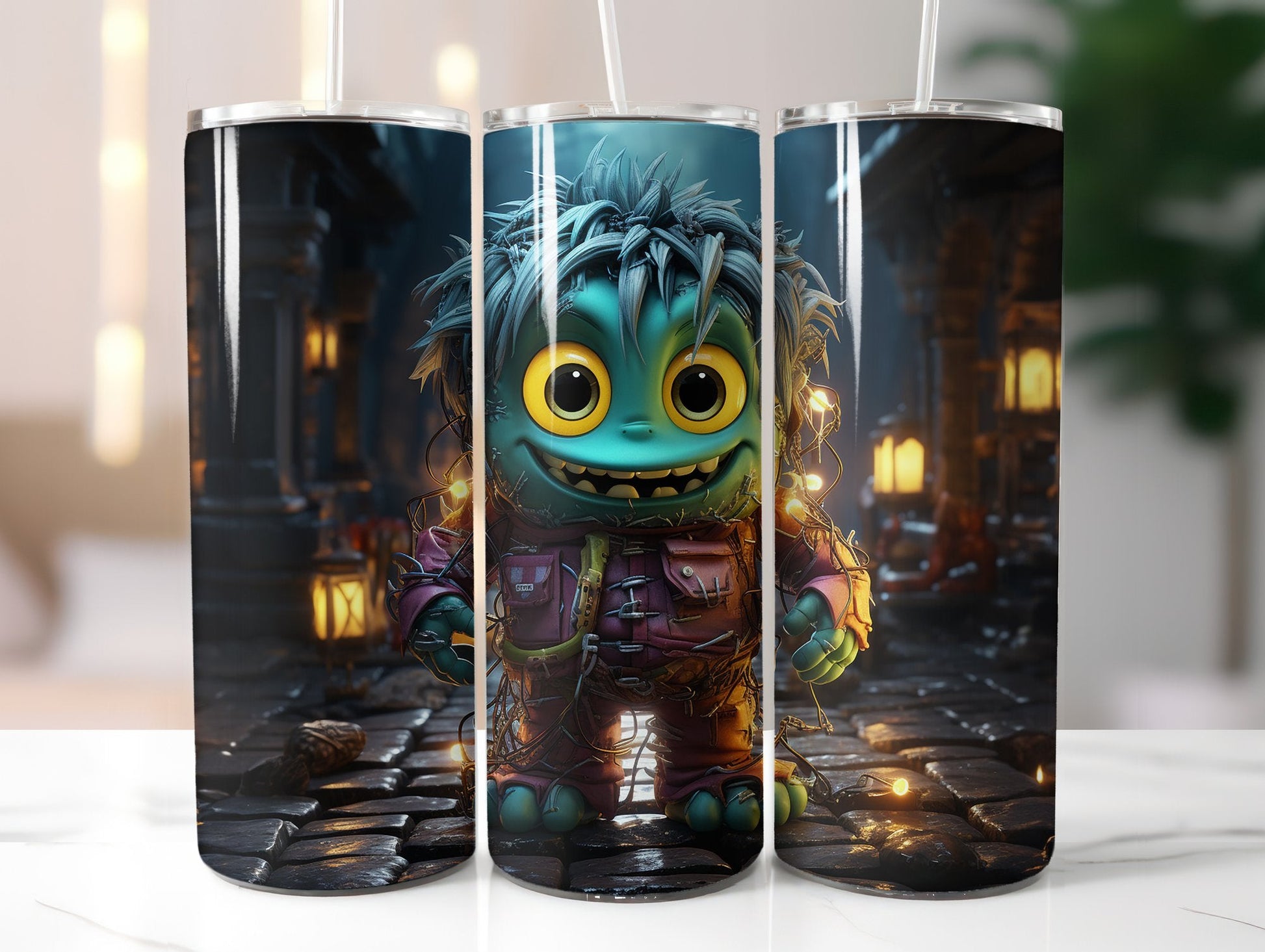 Cute Halloween Tumbler Wrap - CraftNest