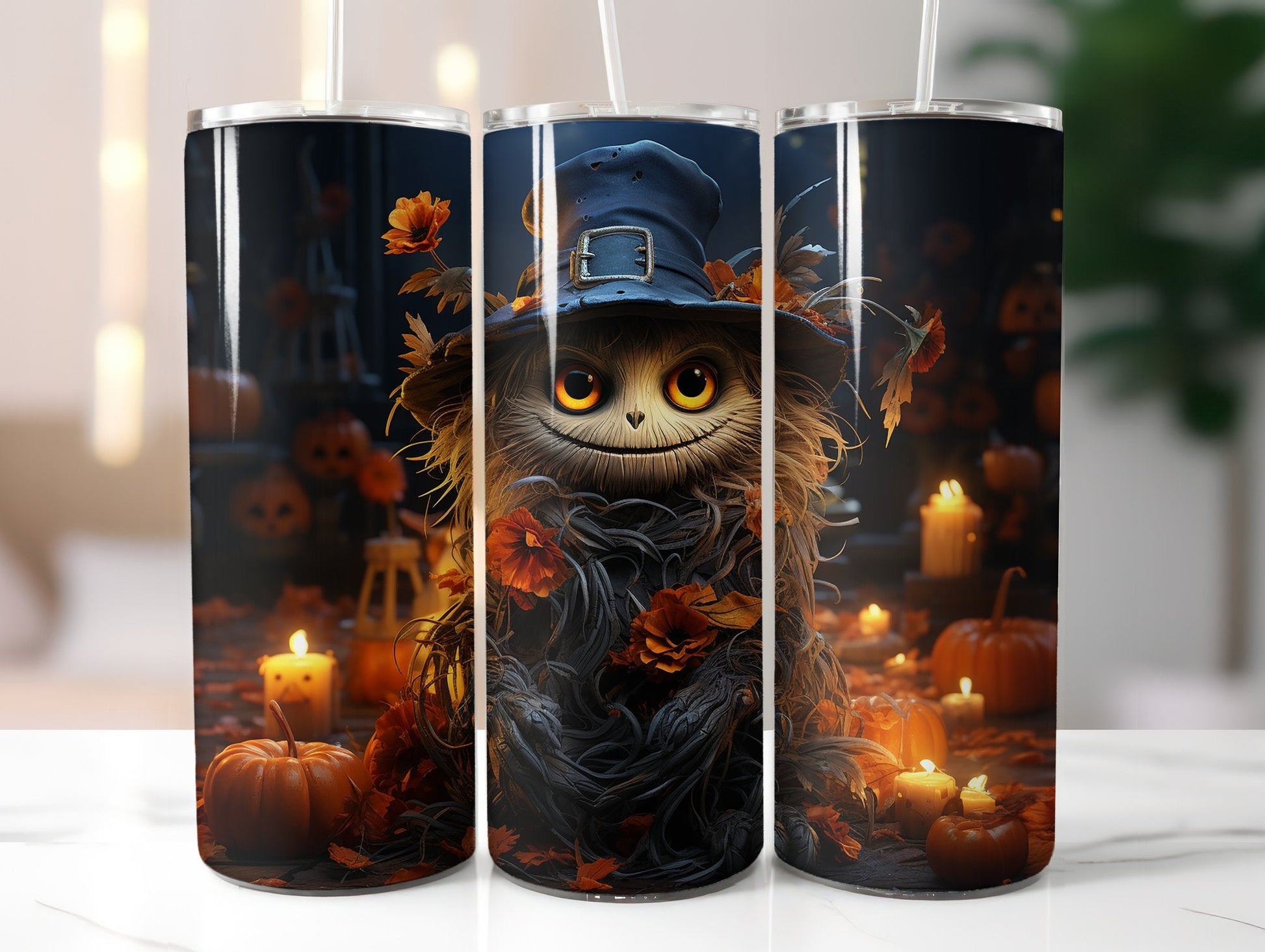 Cute Halloween Tumbler Wrap - CraftNest
