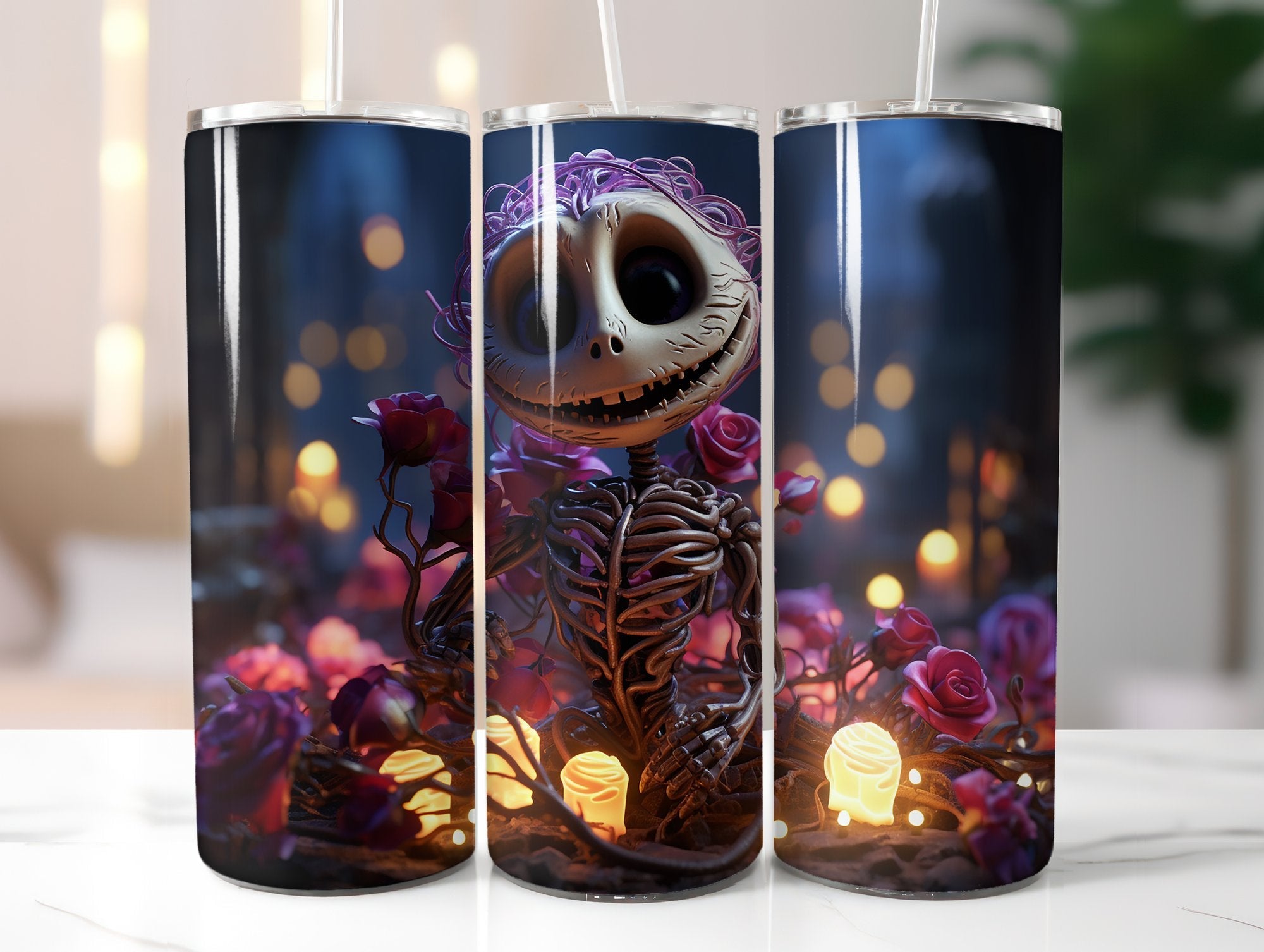 Cute Halloween Tumbler Wrap - CraftNest