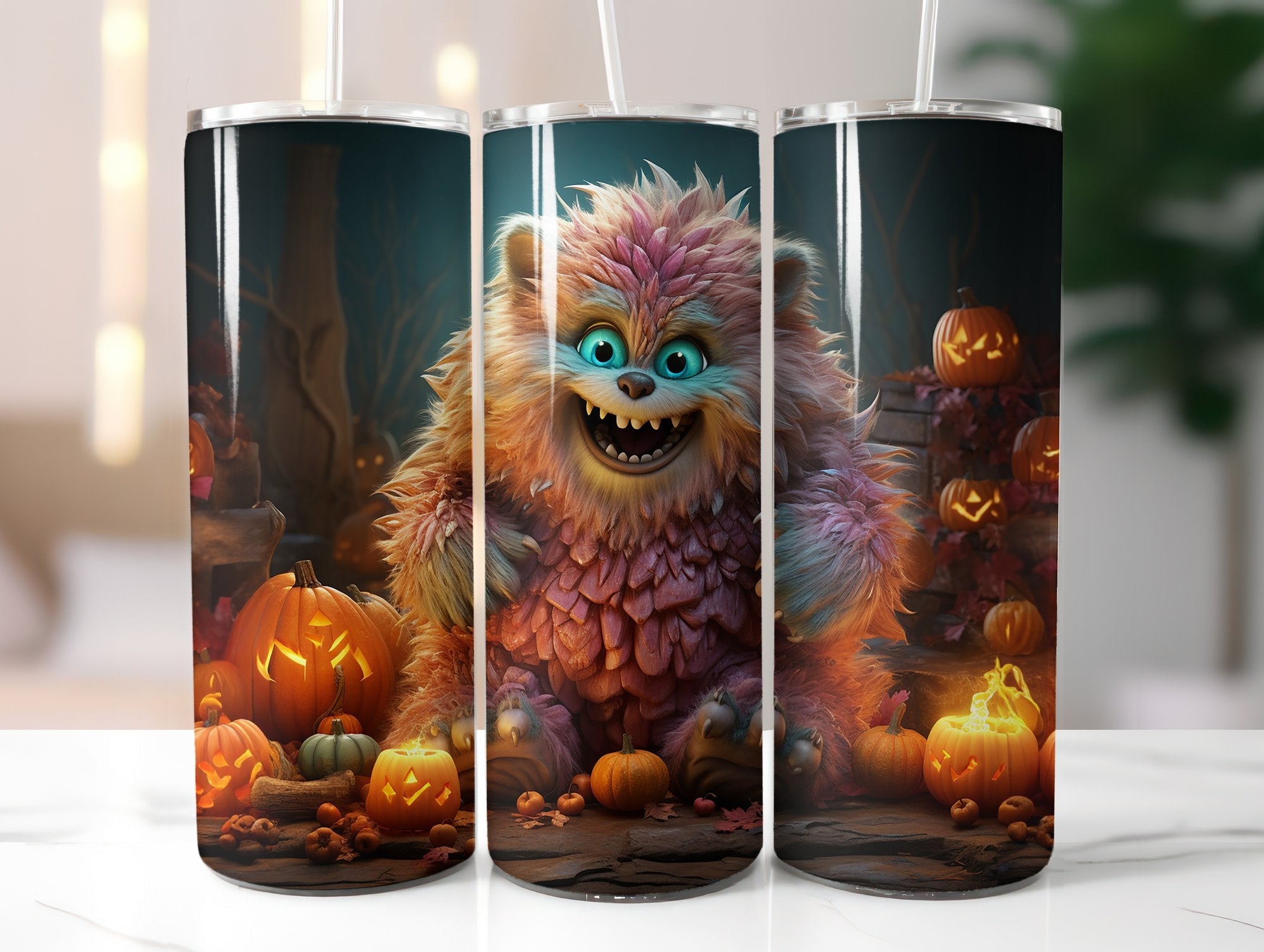 Cute Halloween Tumbler Wrap - CraftNest
