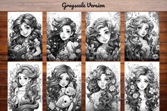 Cute Mermaids Coloring Books - CraftNest