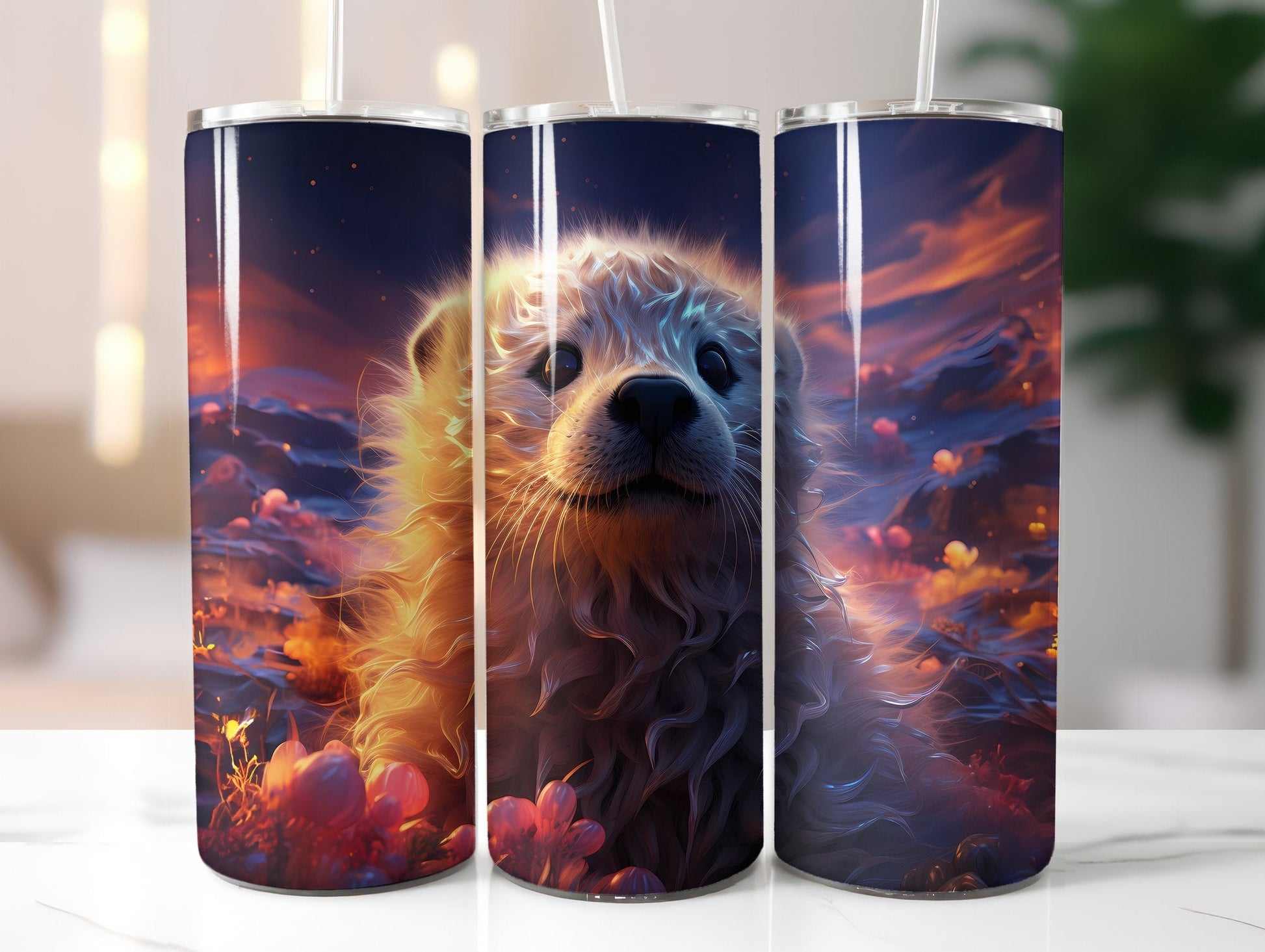 Cute Arctic Animals Tumbler Wrap - CraftNest
