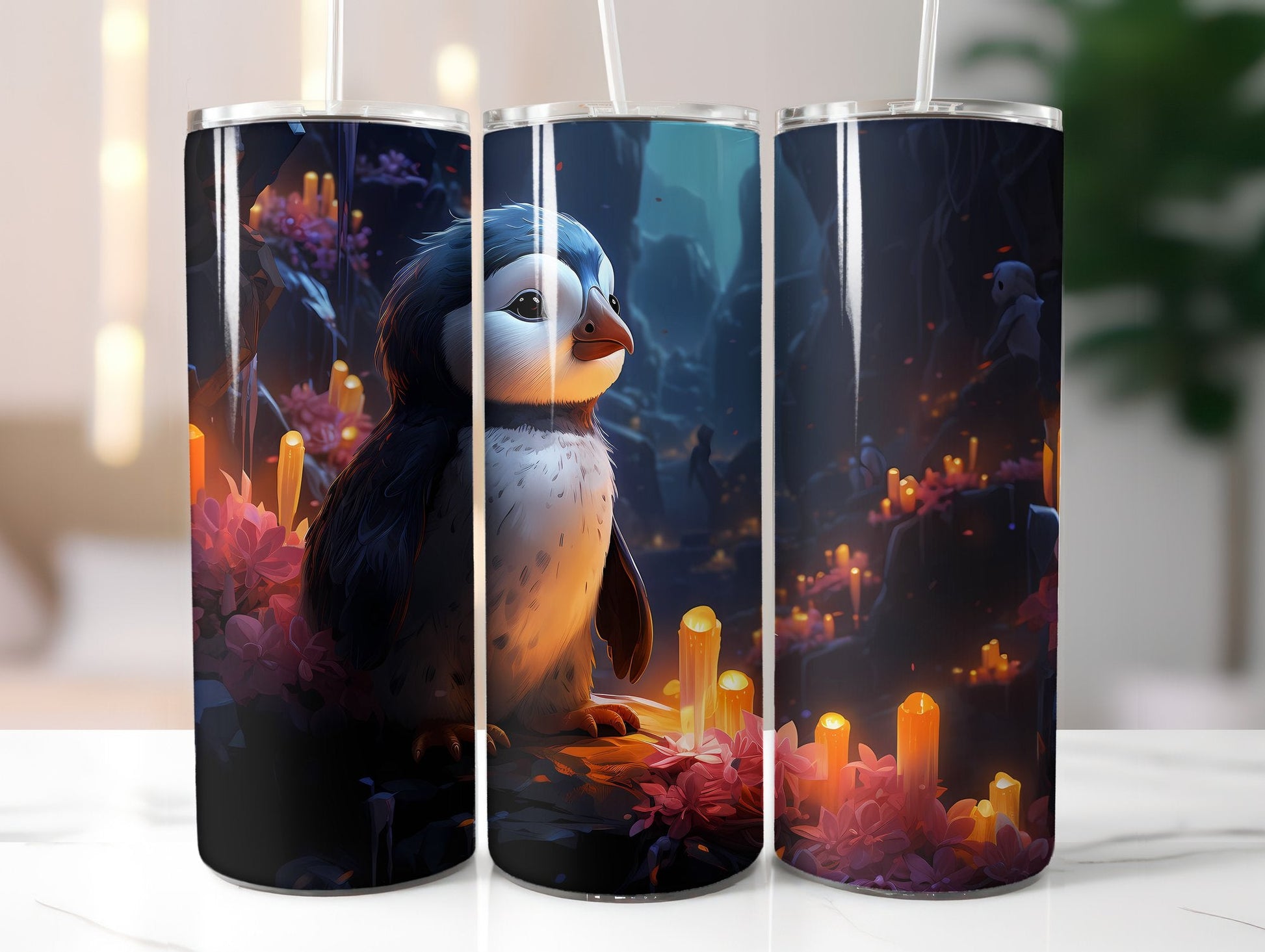 Cute Arctic Animals Tumbler Wrap - CraftNest