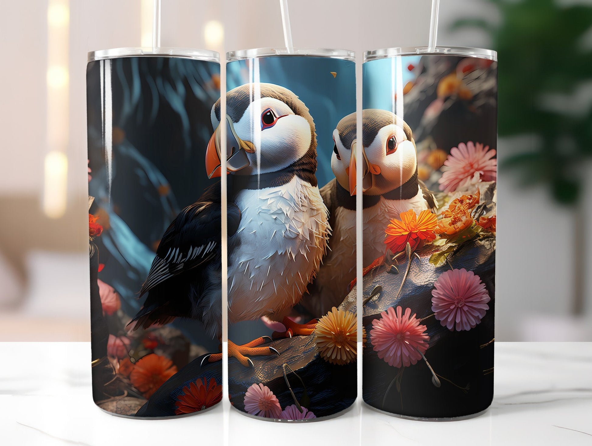 Cute Arctic Animals Tumbler Wrap - CraftNest
