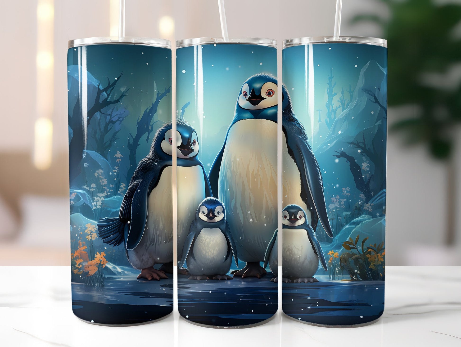 Cute Arctic Animals Tumbler Wrap - CraftNest