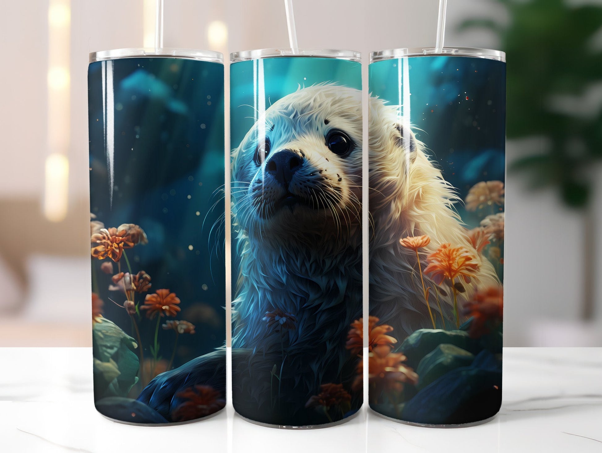 Cute Arctic Animals Tumbler Wrap - CraftNest