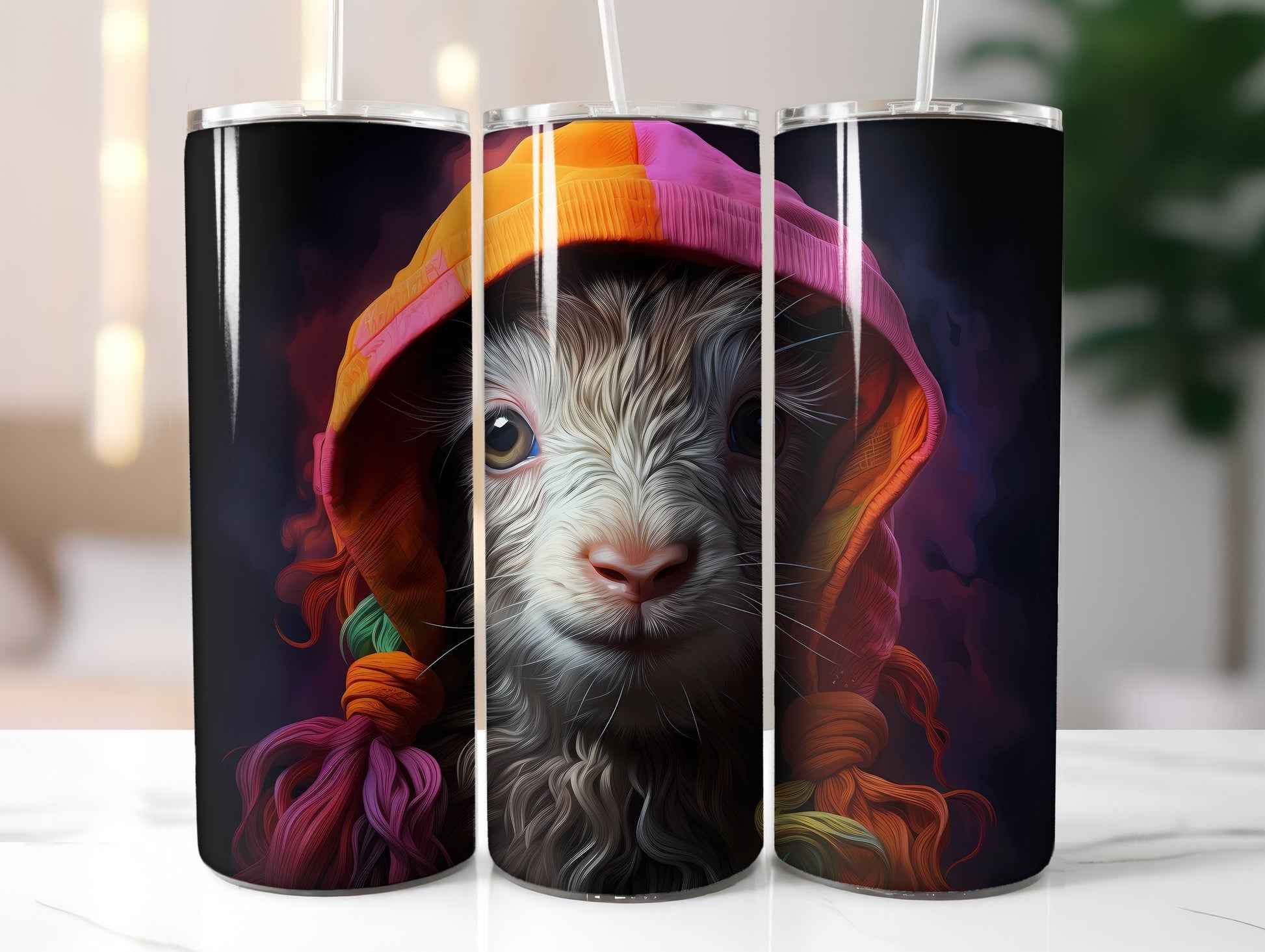 Cute Farm animals Tumbler Wrap - CraftNest