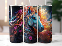 Cute Horses Tumbler Wrap - CraftNest