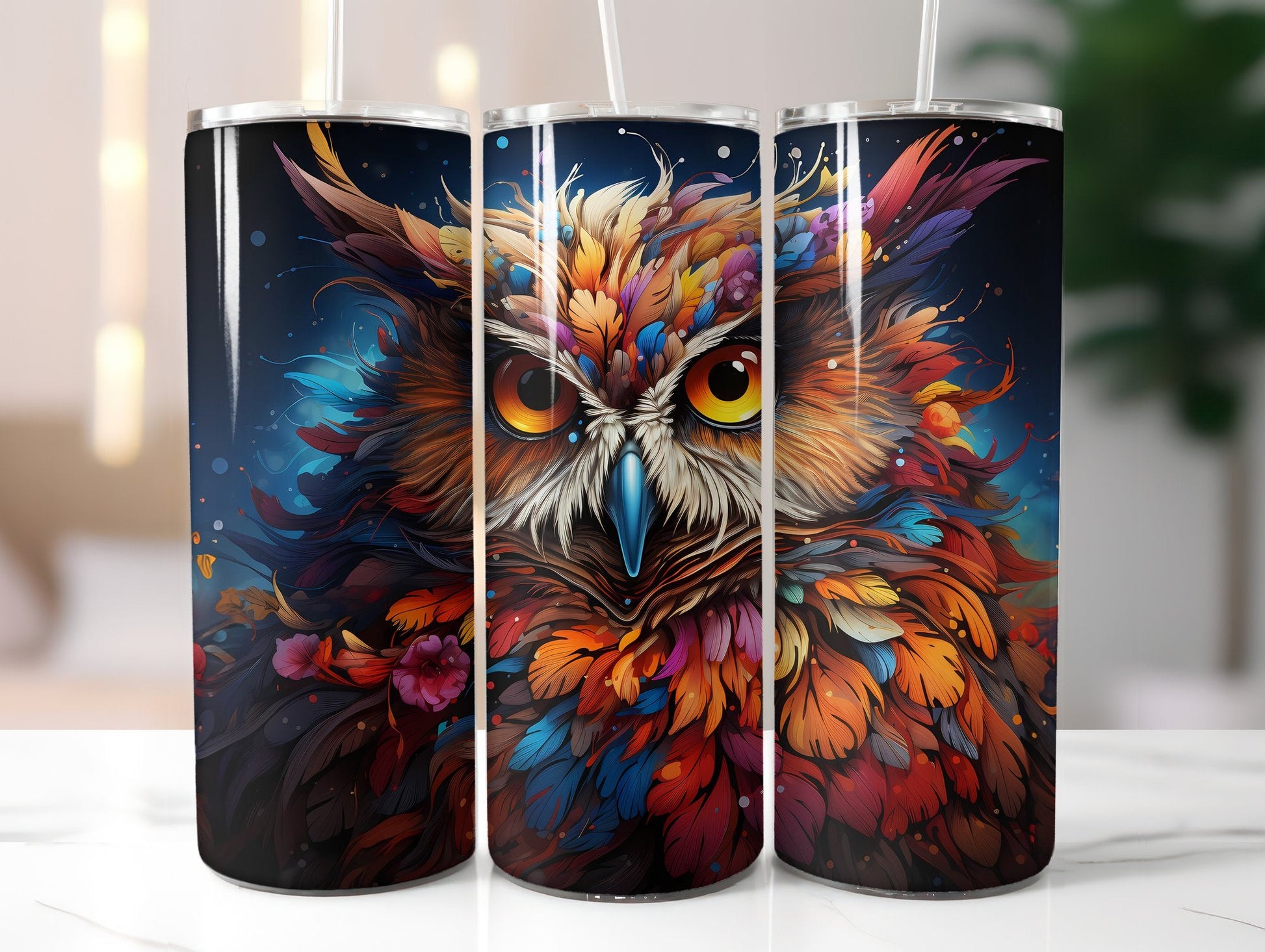 Cute Owls Tumbler Wrap - CraftNest