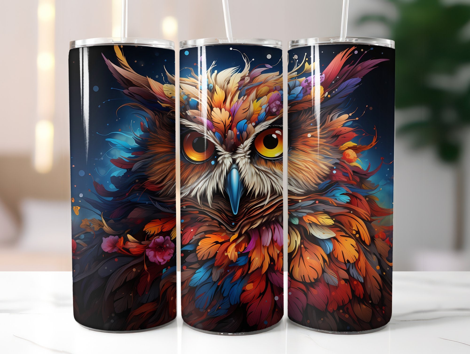Cute Owls Tumbler Wrap - CraftNest