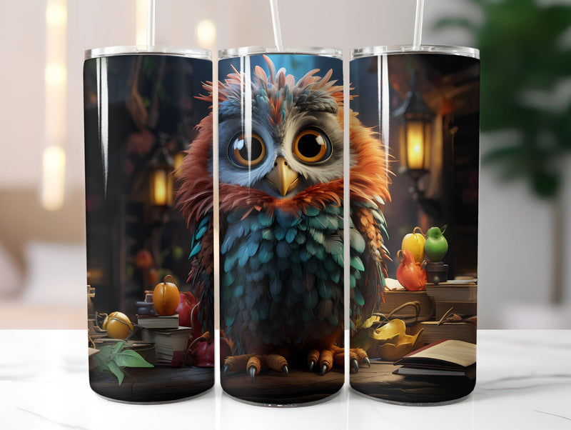 Cute Owls Tumbler Wrap - CraftNest