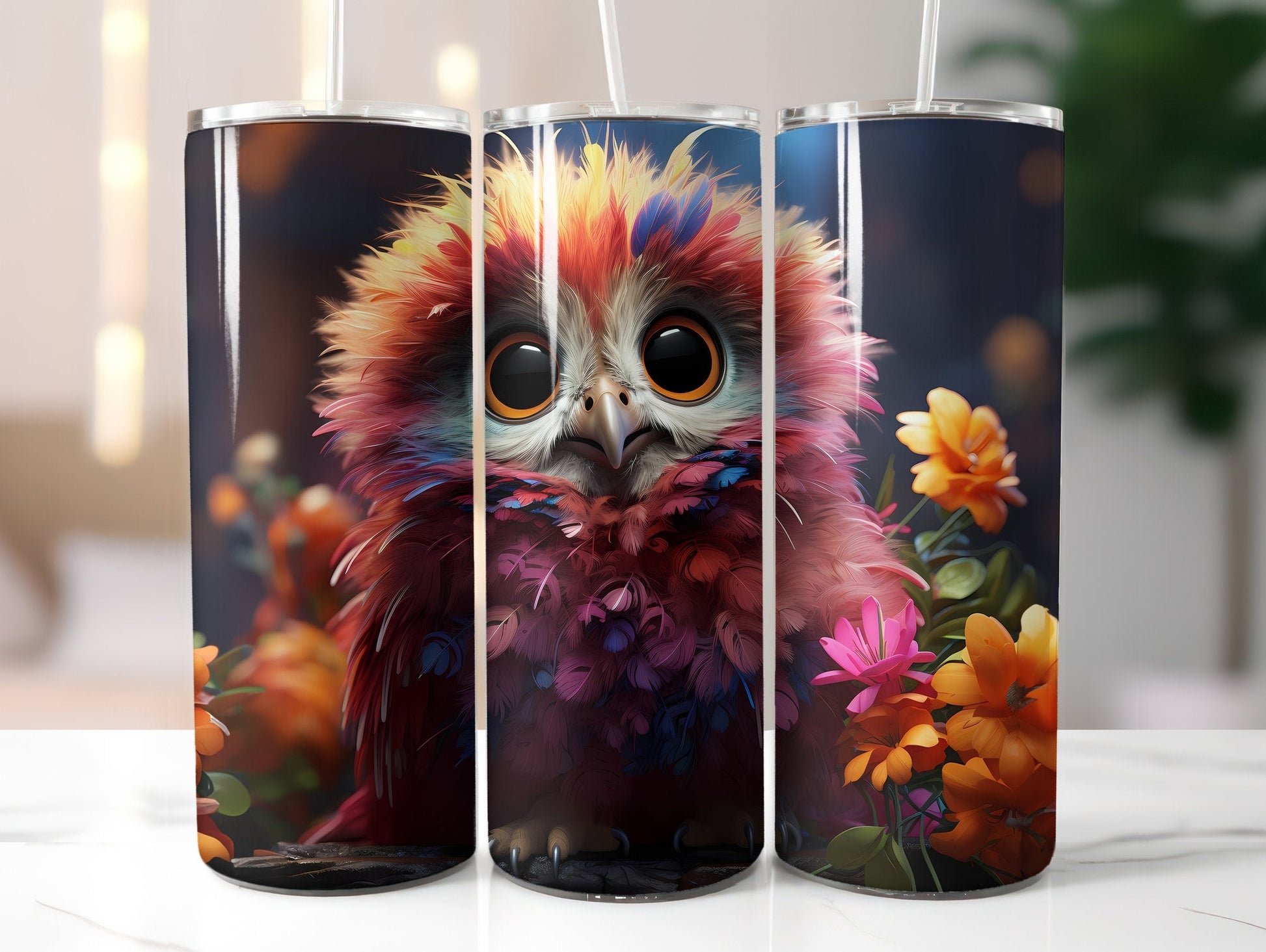 Cute Owls Tumbler Wrap - CraftNest