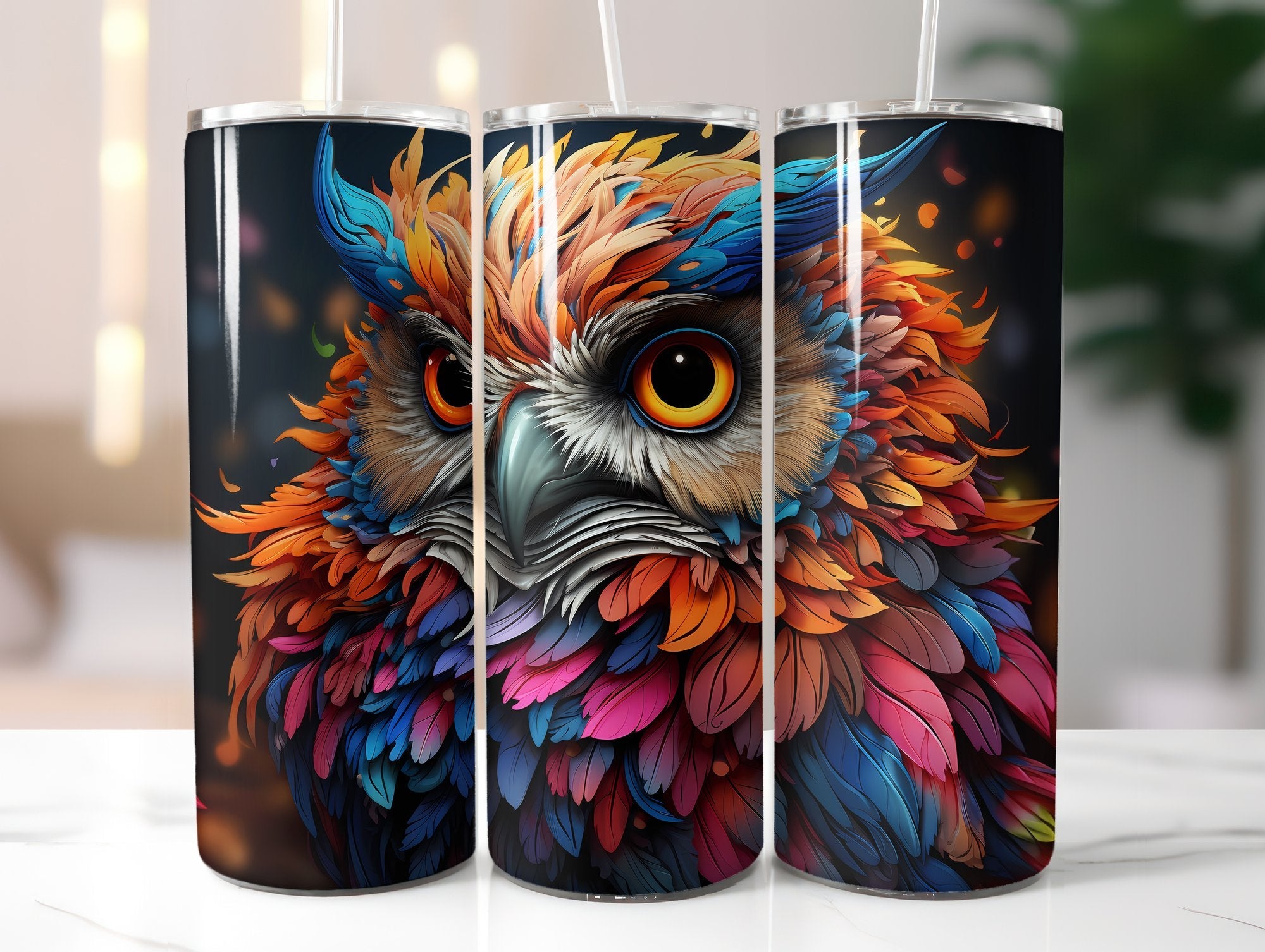 Cute Owls Tumbler Wrap - CraftNest