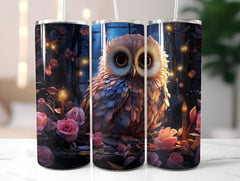 Cute Owls Tumbler Wrap - CraftNest