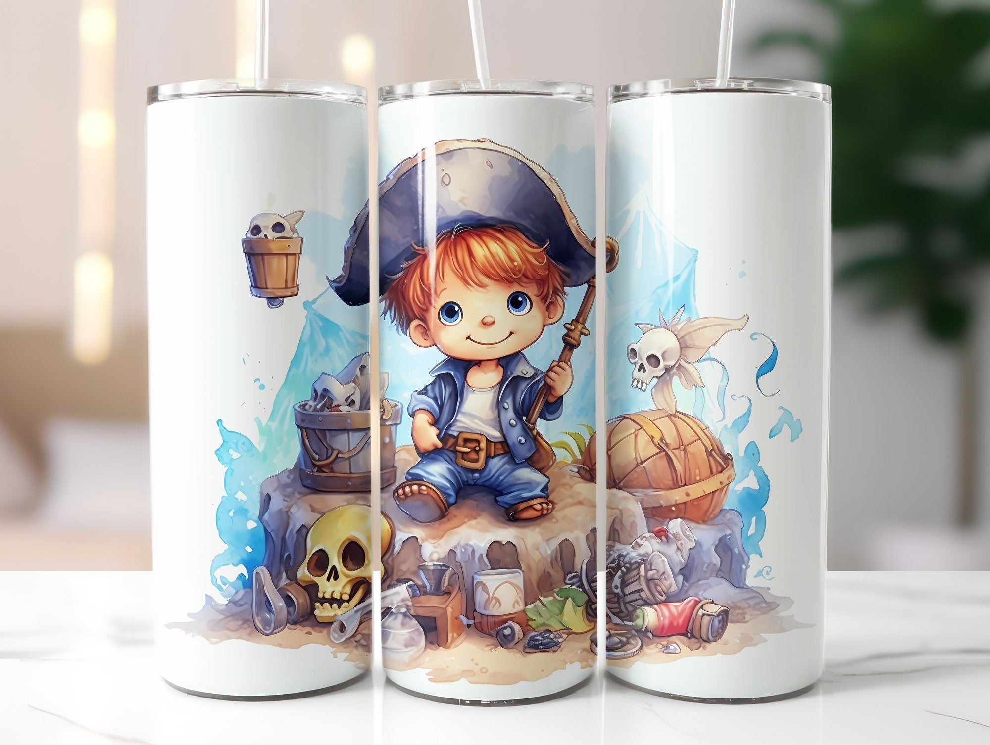 Pirate Tumbler Wrap - CraftNest