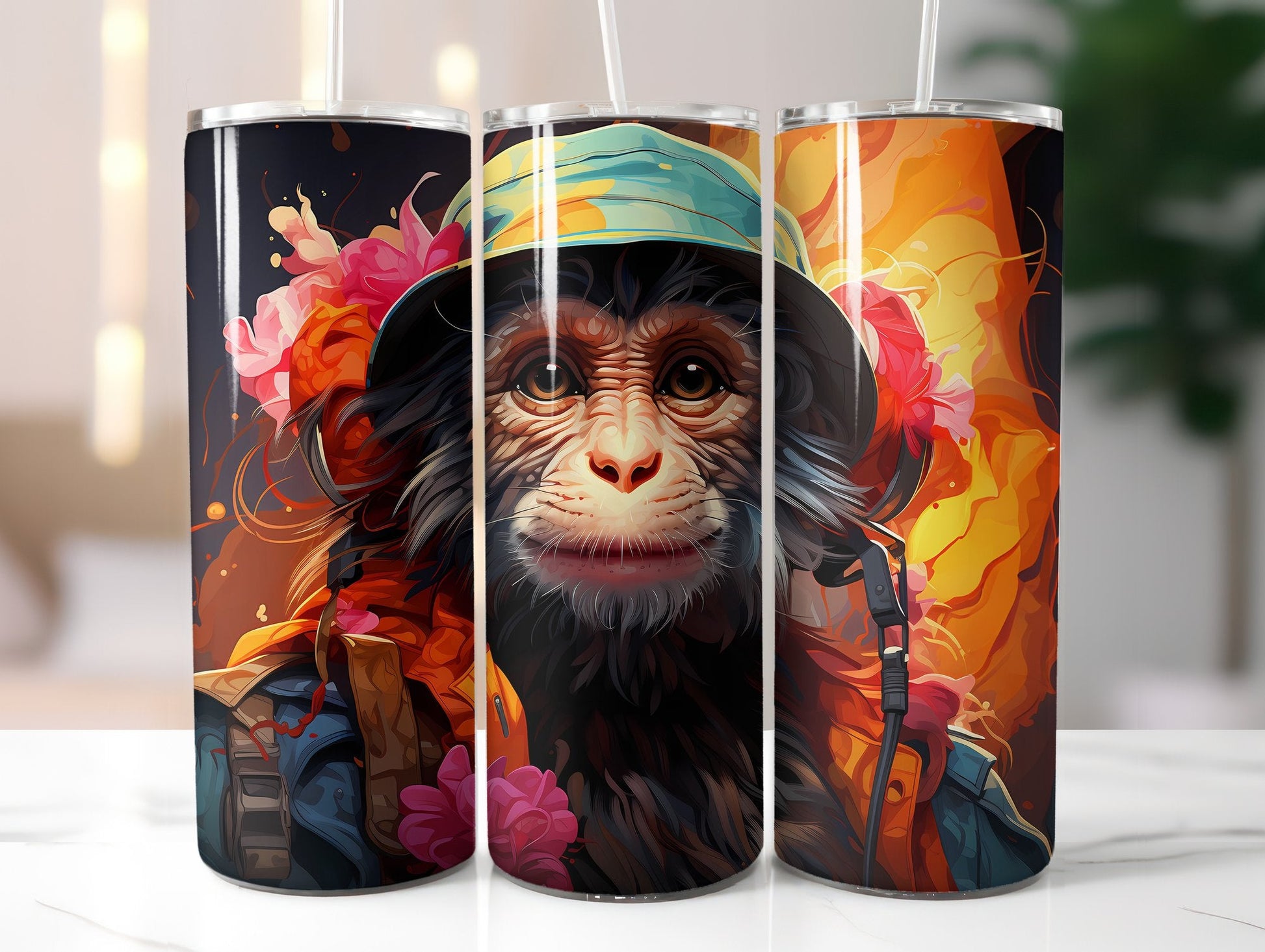 Cute Safari Tumbler Wrap - CraftNest