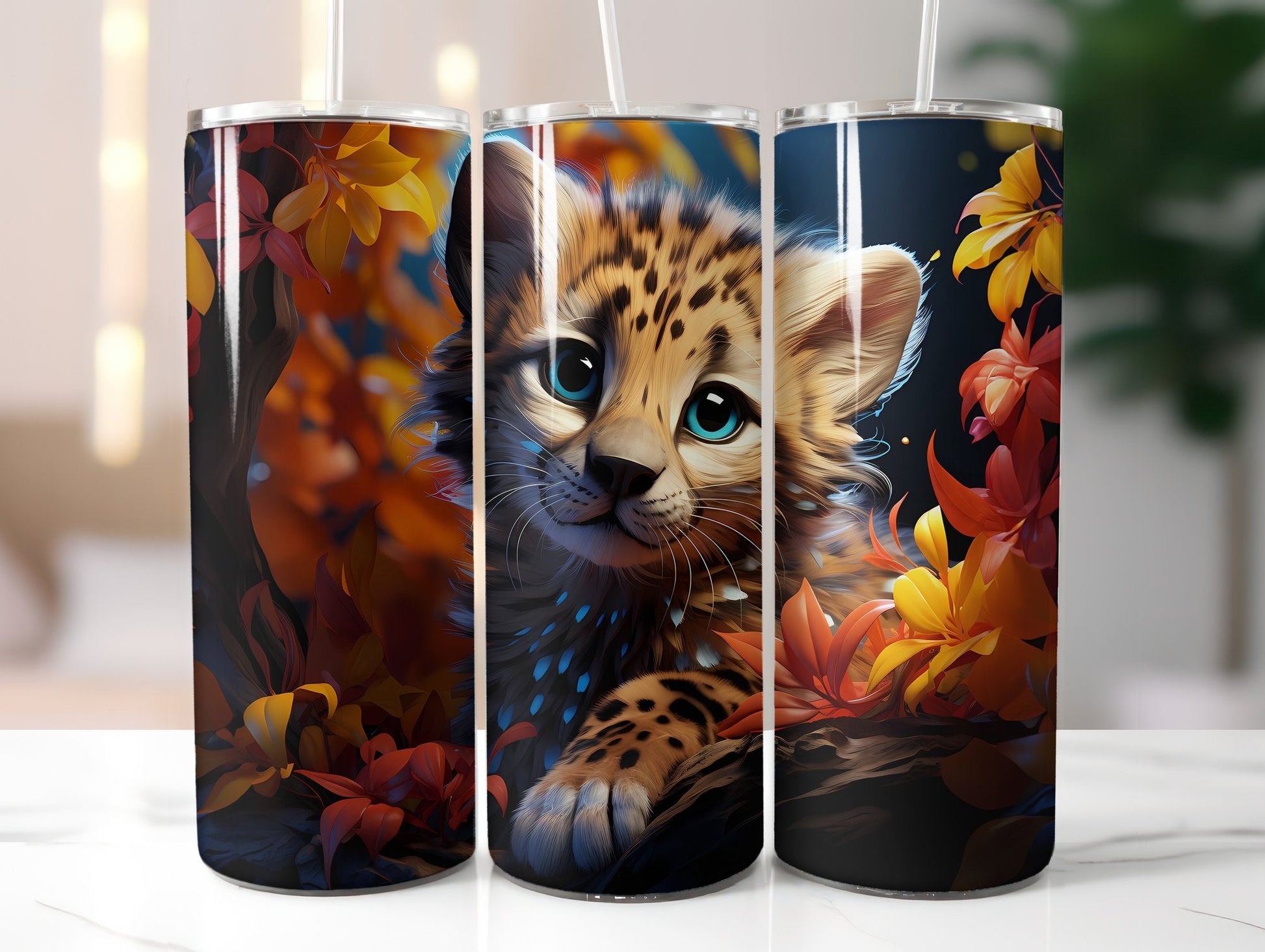 Cute Safari Tumbler Wrap - CraftNest