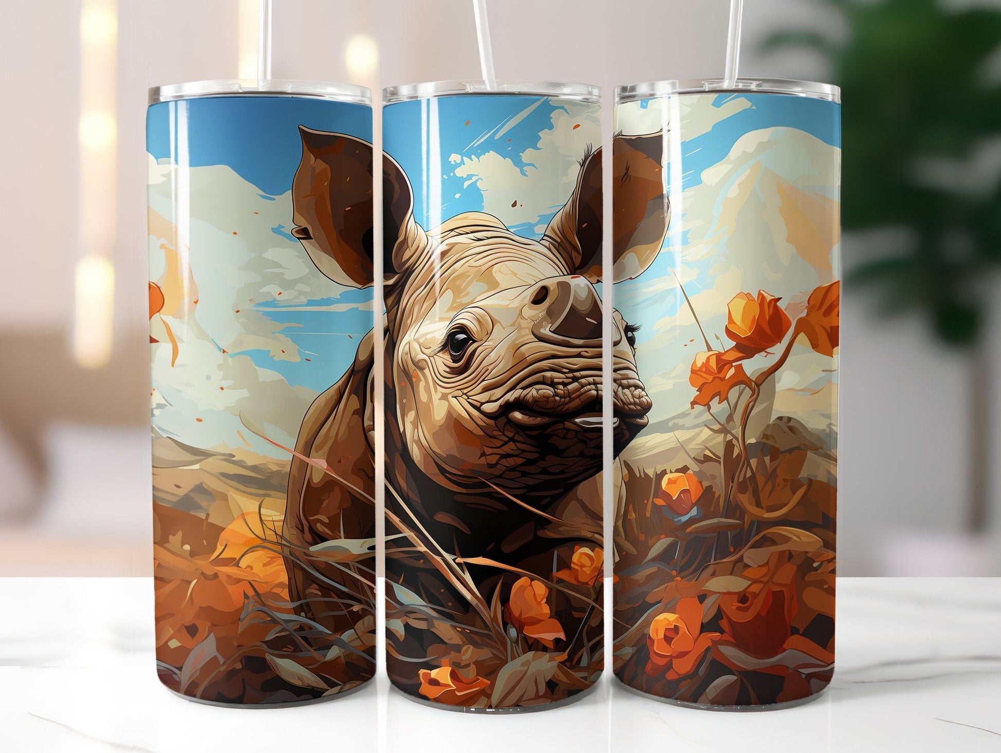 Cute Safari Tumbler Wrap - CraftNest