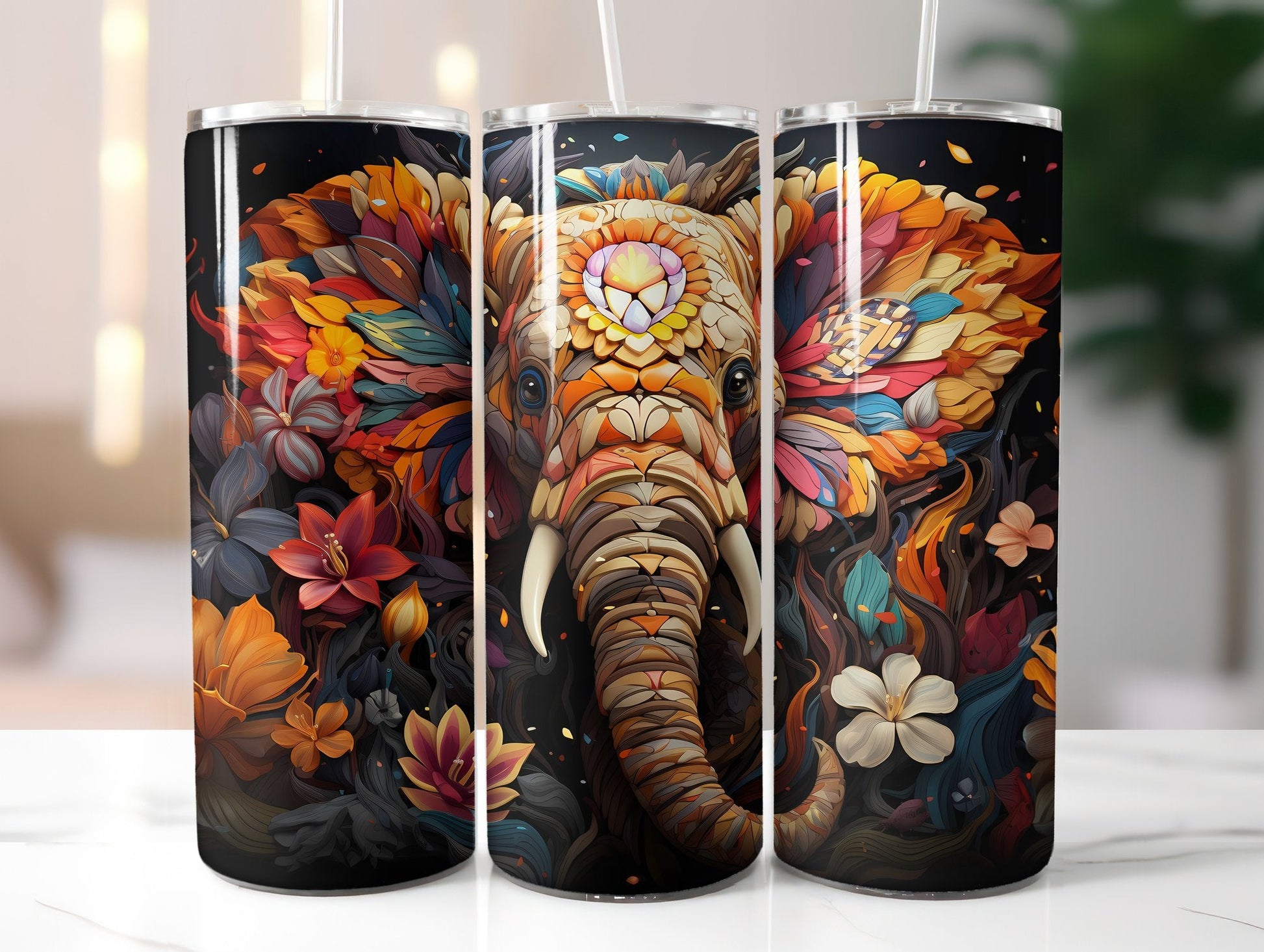 Cute Safari Tumbler Wrap - CraftNest