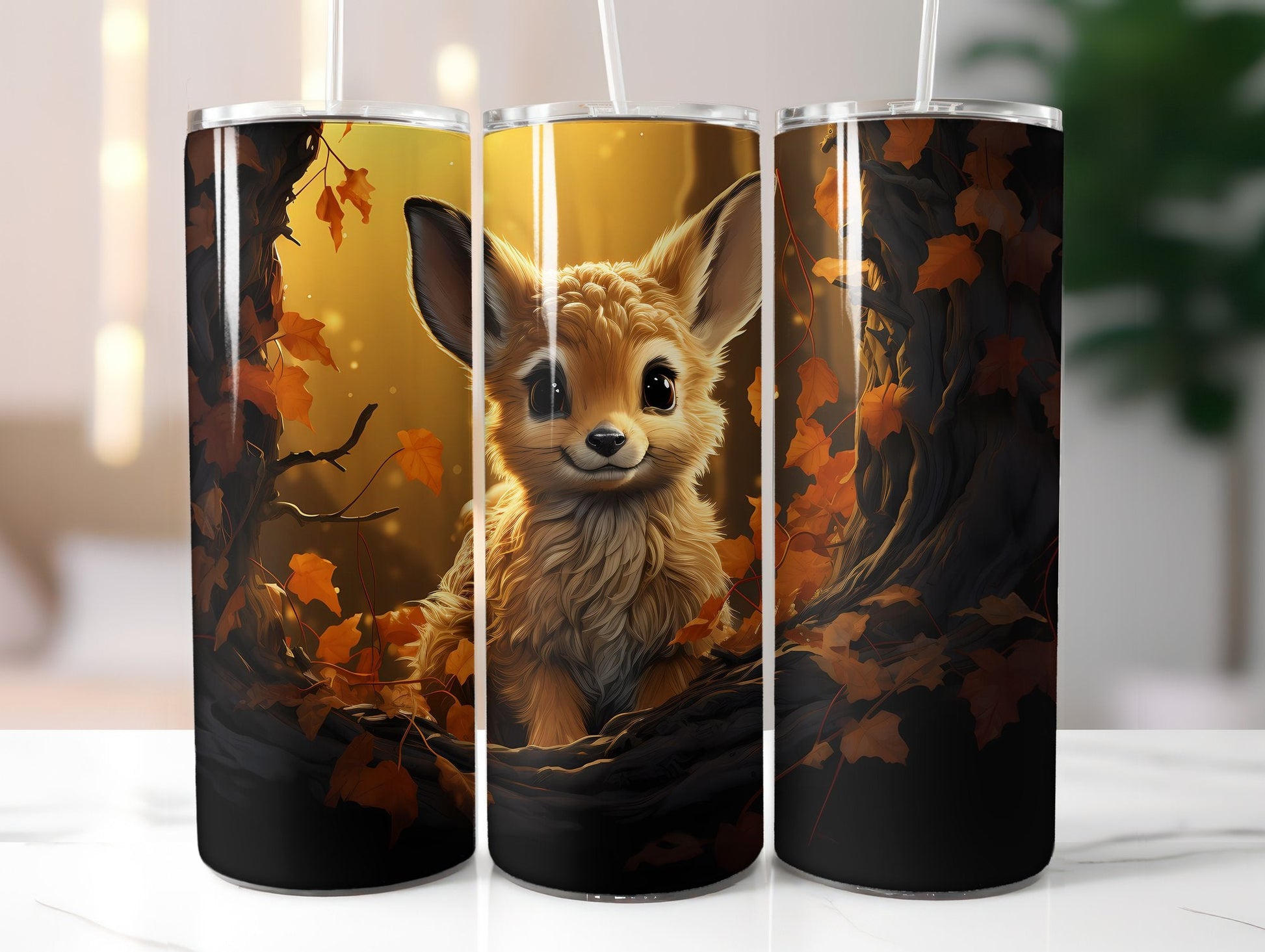 Cute Woodland Tumbler Wrap - CraftNest