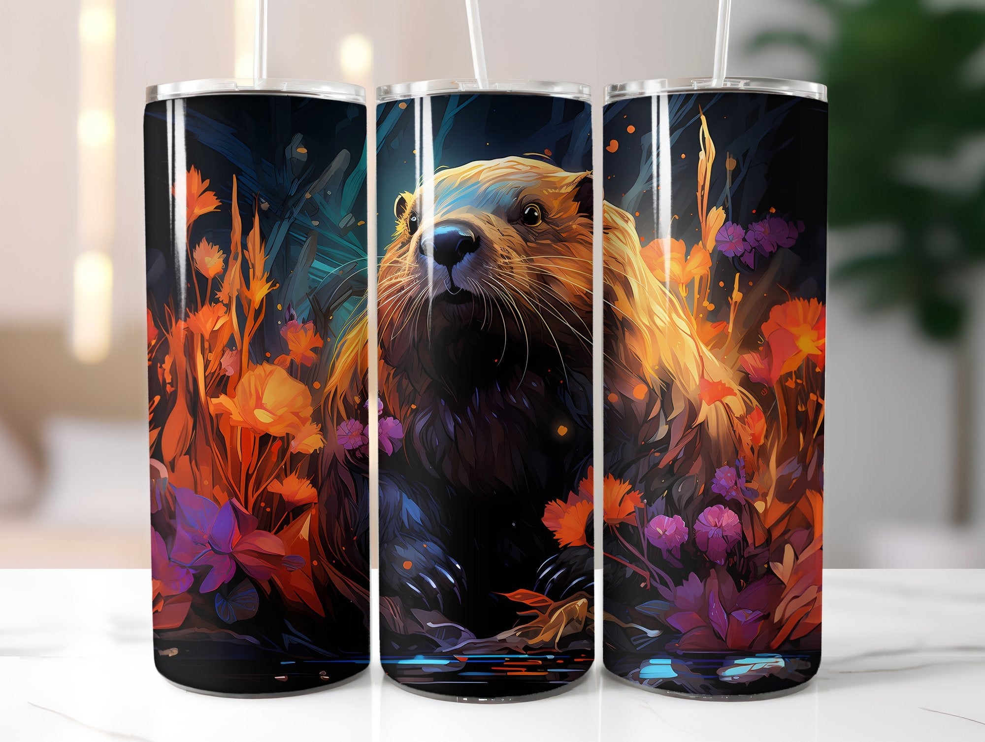 Cute Woodland Tumbler Wrap - CraftNest