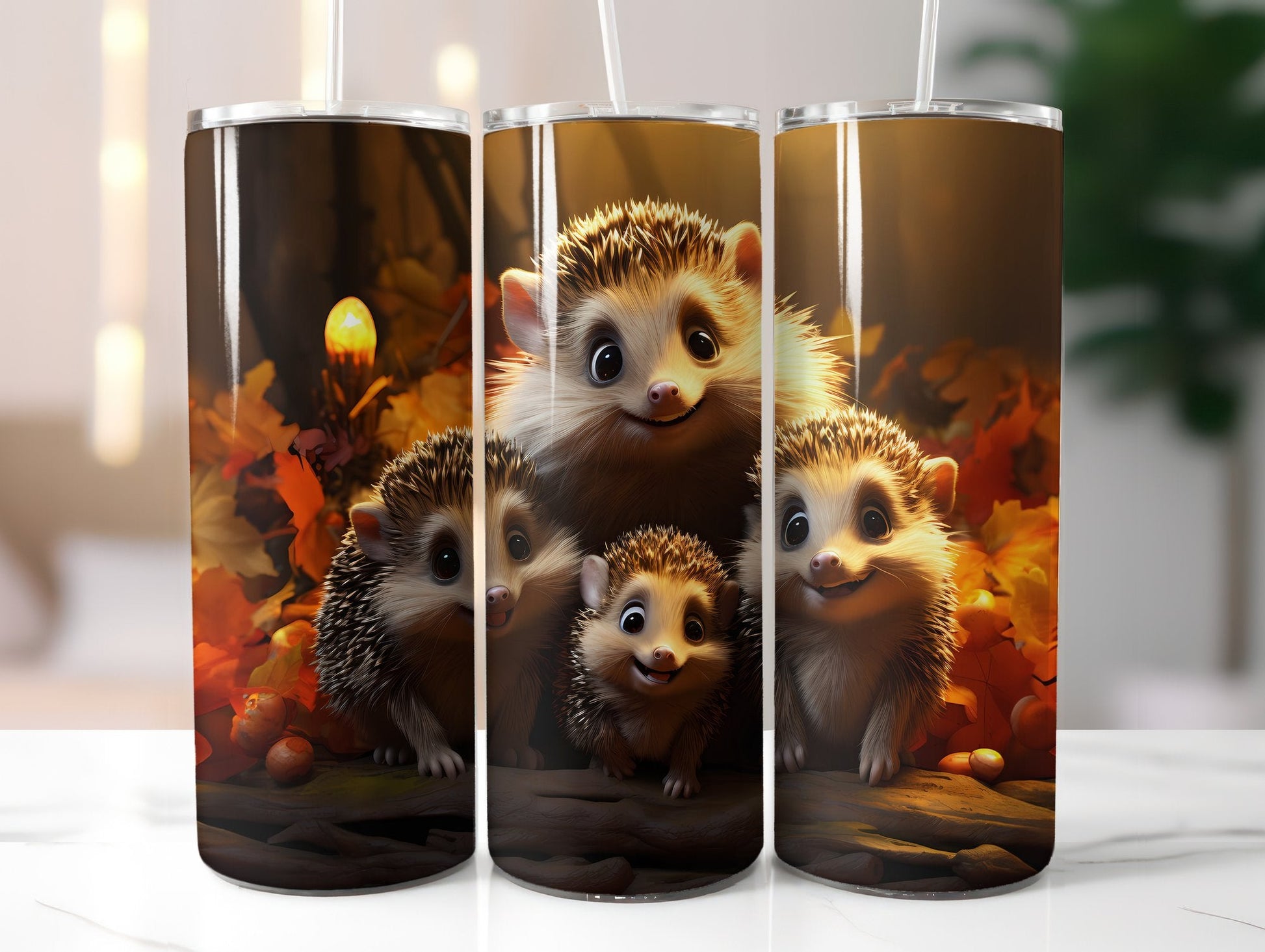 Cute Woodland Tumbler Wrap - CraftNest