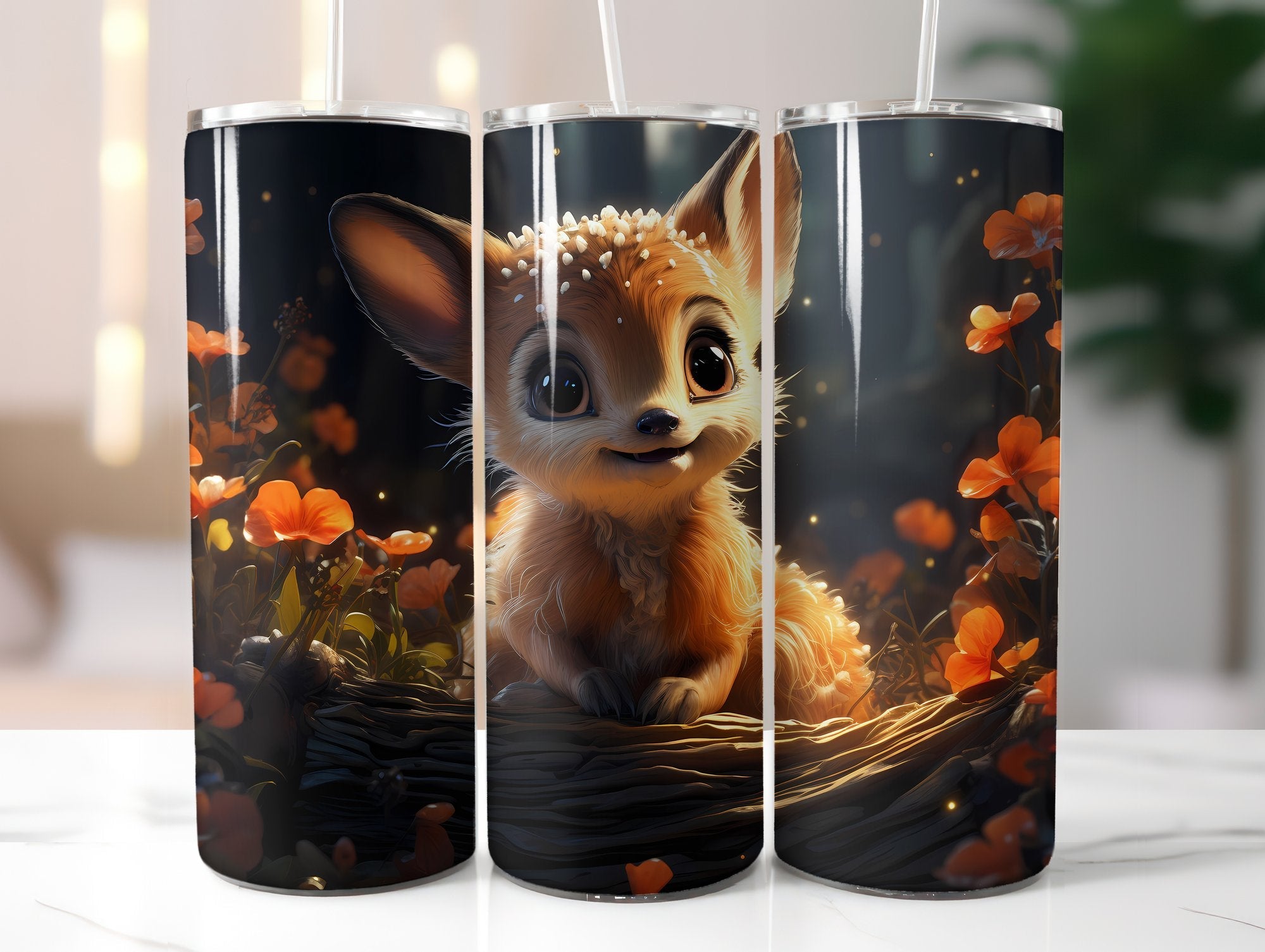 Cute Woodland Tumbler Wrap - CraftNest