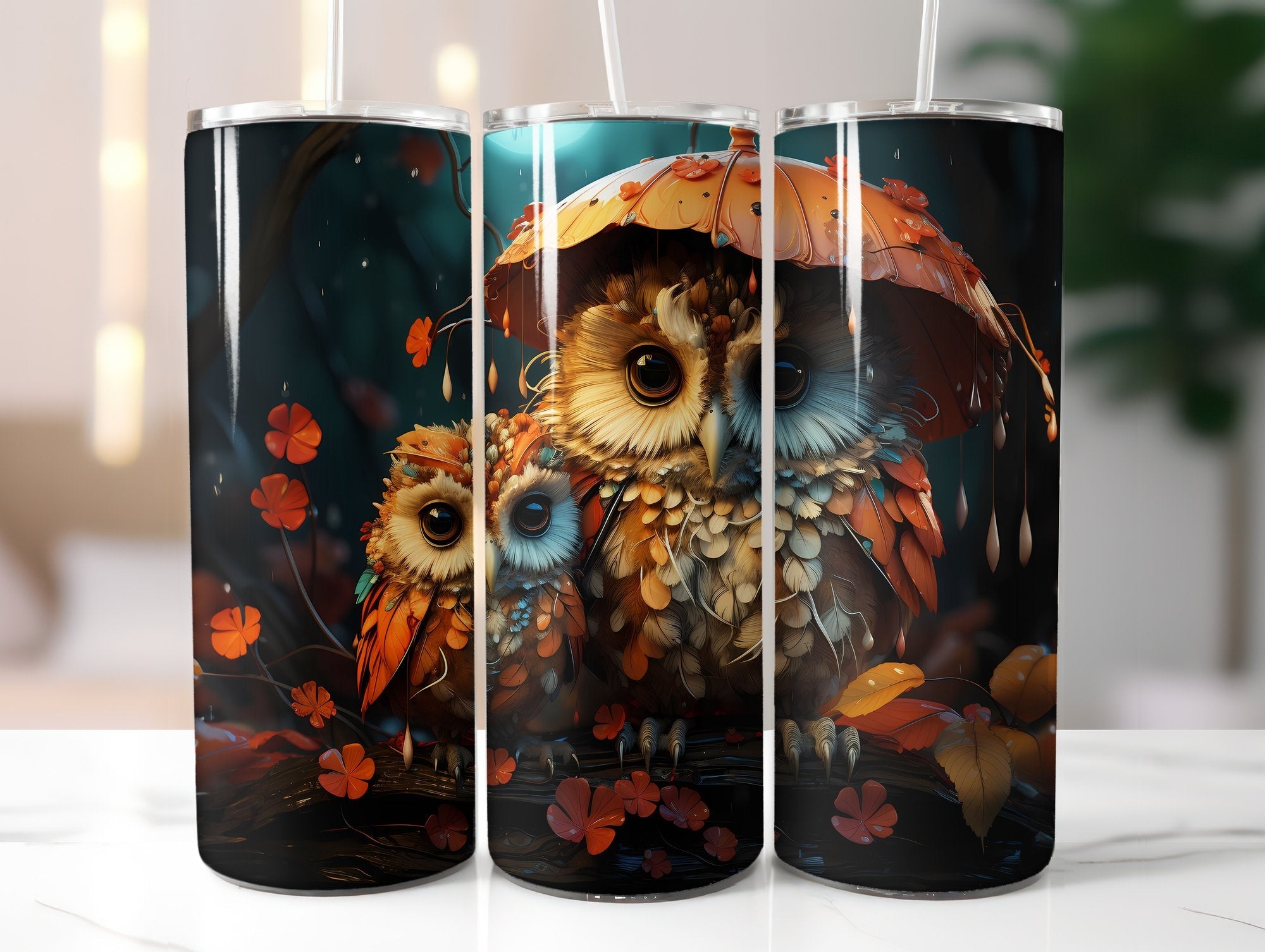 Cute Woodland Tumbler Wrap - CraftNest