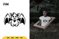 Cute and Kawaii Bat SVG Bundle - CraftNest - Digital Crafting and Art