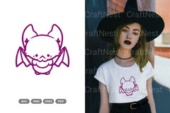 Cute Kawaii Bat Clipart Bundle - CraftNest - Digital Crafting and Art