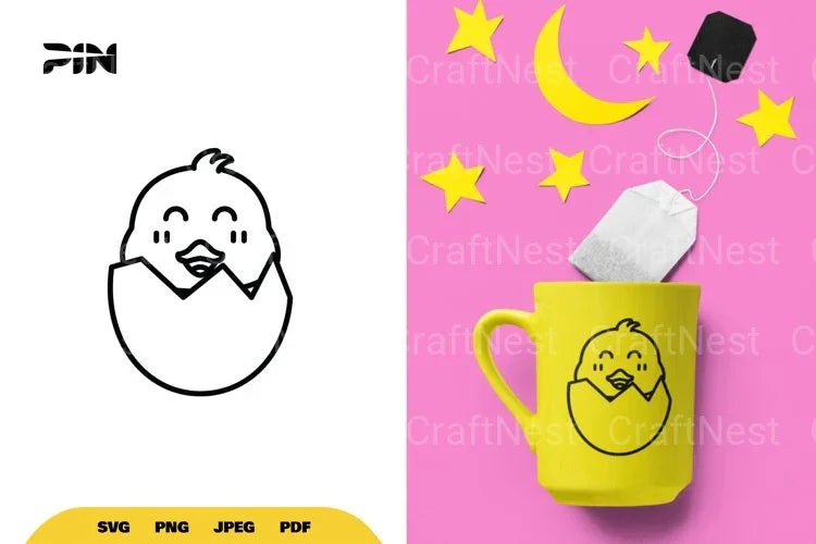 Cute and Kawaii Duck SVG Bundle - CraftNest - Digital Crafting and Art