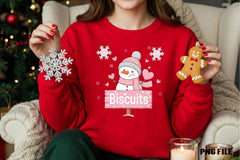 Cute Snowman Biscuits Clipart Bundle - CraftNest - Digital Crafting and Art