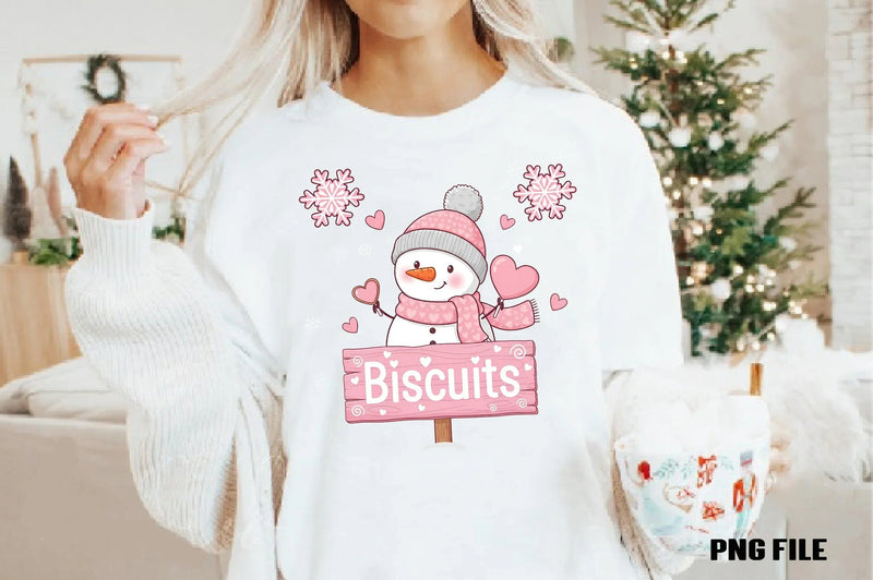 Cute Snowman Biscuits Clipart Bundle - CraftNest - Digital Crafting and Art