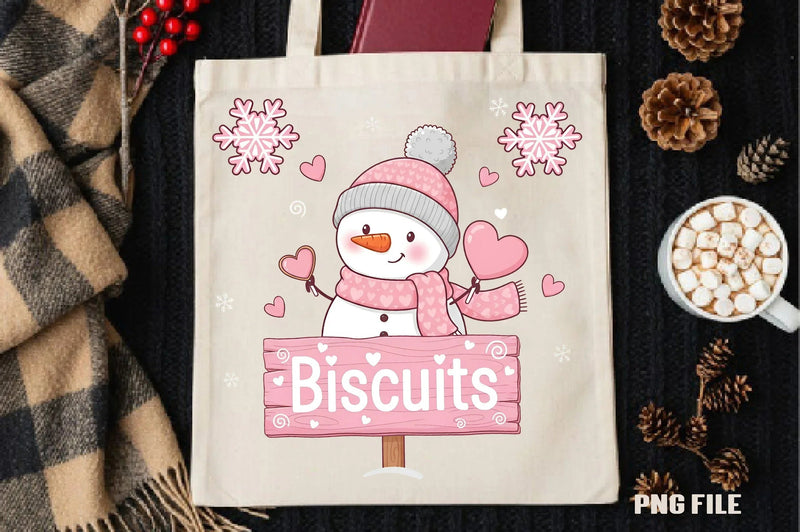Cute Snowman Biscuits Clipart Bundle - CraftNest - Digital Crafting and Art