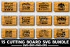 Cutting Board SVG Bundle