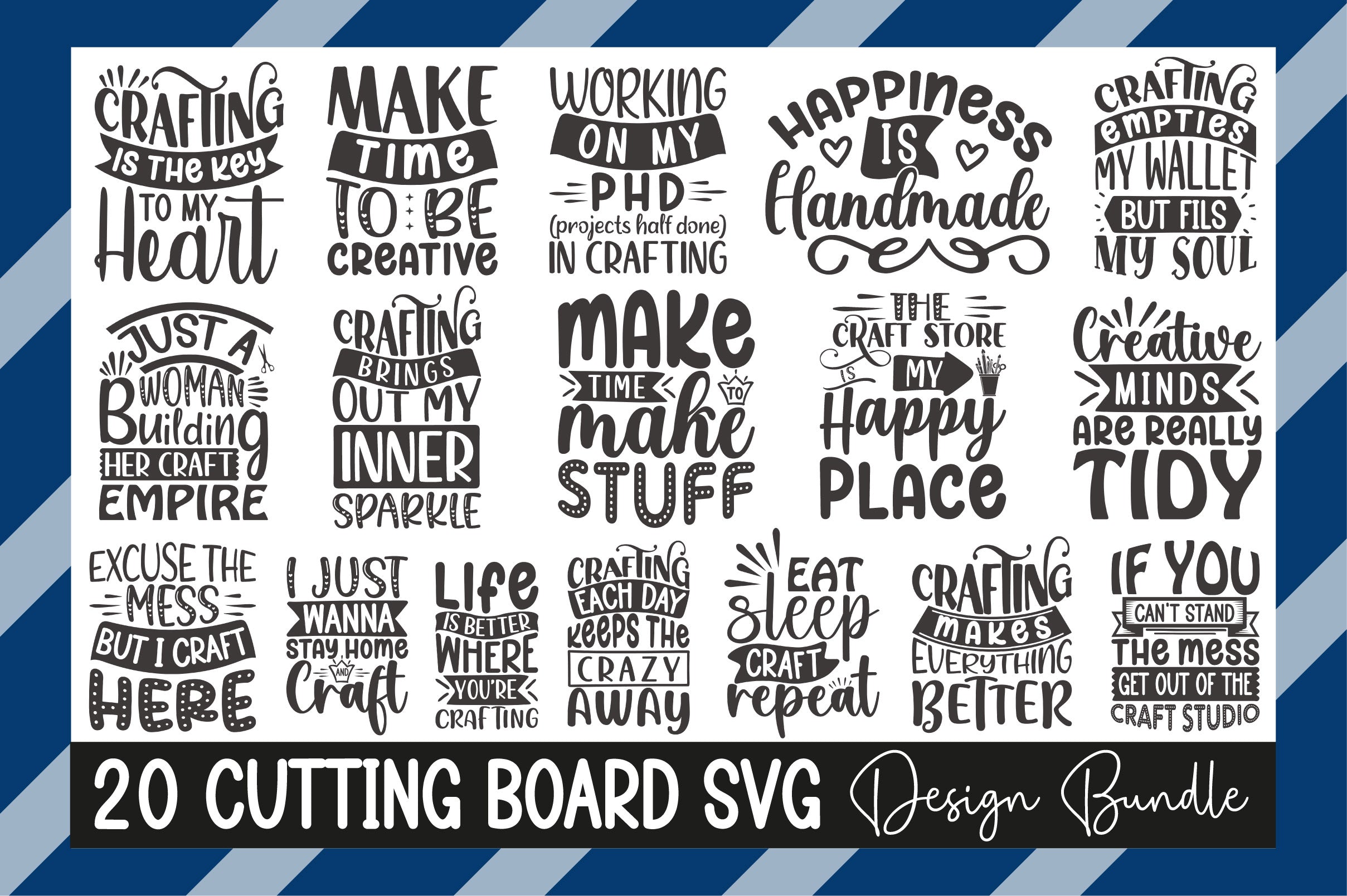 Cutting Board SVG Bundle 1