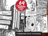 Cyberpunk Back To School Coloring Books