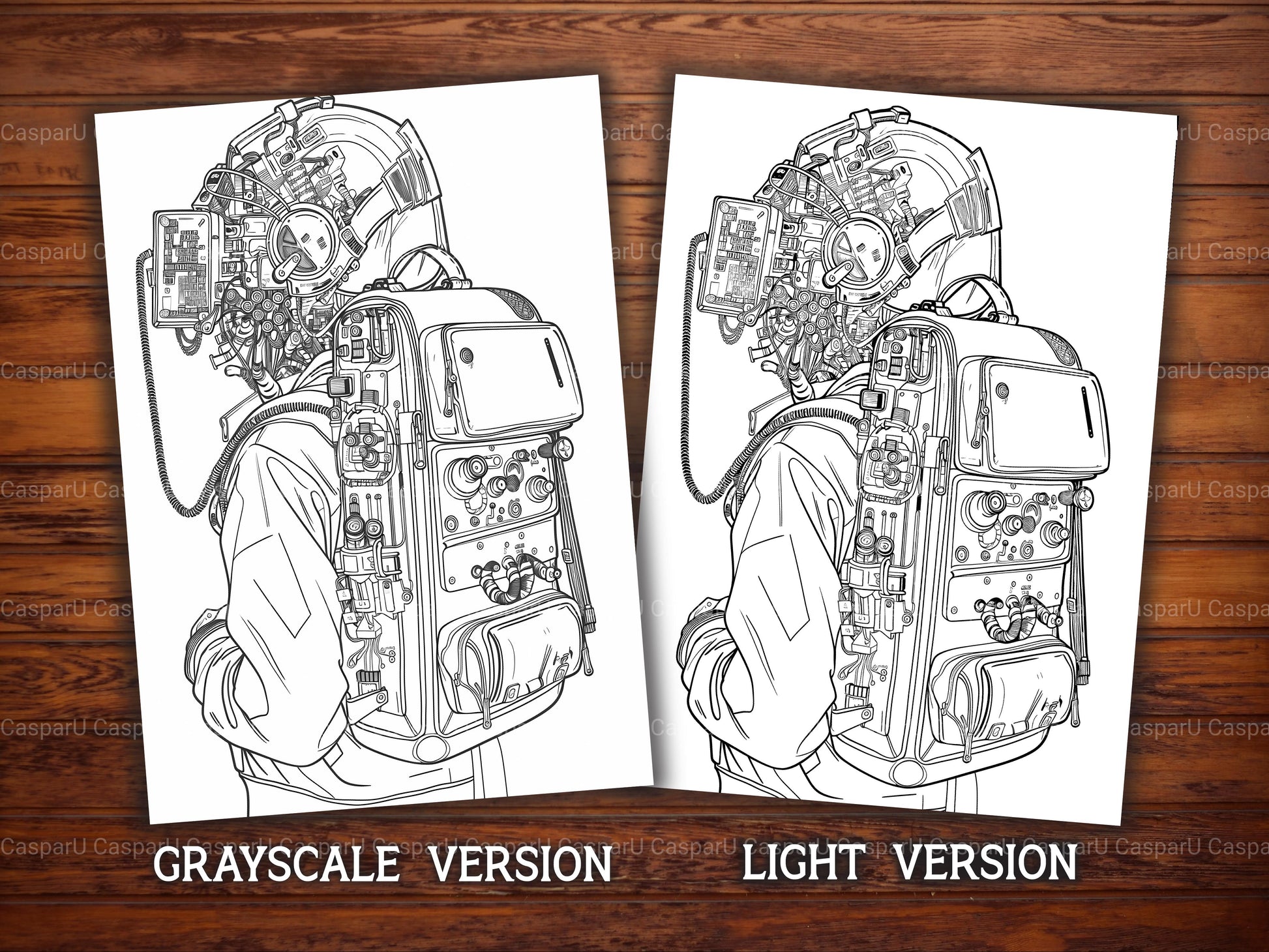 Cyberpunk Back To School Coloring Books - CraftNest - Digital Crafting and Art