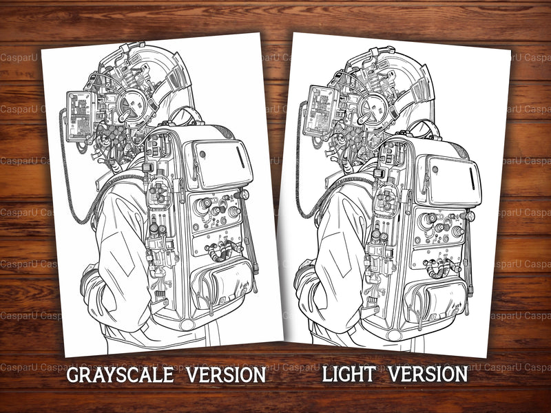 Cyberpunk Back To School Coloring Books - CraftNest - Digital Crafting and Art
