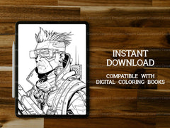 Cyberpunk Back To School Coloring Books - CraftNest - Digital Crafting and Art
