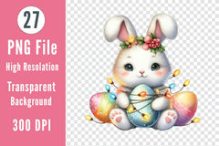 Easter Bunny Clipart Bundle 24 - CraftNest - Digital Crafting and Art