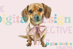 Dachshund Coquette Bow Dog Accessory Clipart Bundle - CraftNest - Digital Crafting and Art