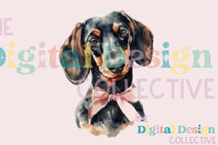 Dachshund Coquette Bow Dog Accessory Clipart Bundle - CraftNest - Digital Crafting and Art